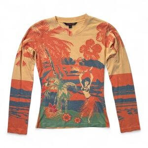 Playboy Hula Long Sleeve Tee